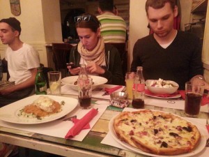 Abendessen in Belgrad