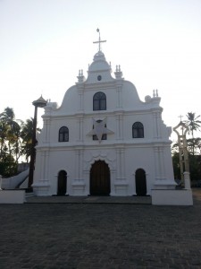 Basilika in Kochin bei Tag