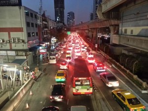 Der Verkehr in Bangkok