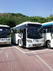 Mein Bus nach Gyeongju