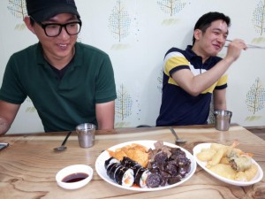 Mittagessen mit zwei Koreanern