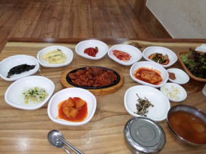 Mittagessen - traditionell koreanisch