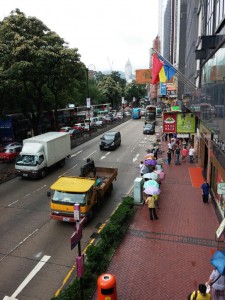 Hongkong - typisches Straßenbild