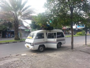 Unser Taxibus auf Lombok