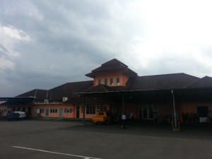 Das Flughafengebäude in Malang