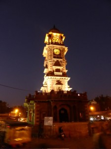 Der Uhrenturm in Jodhpur