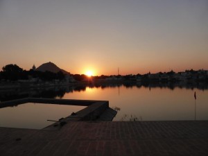 Sonnenuntergang in Pushkar I