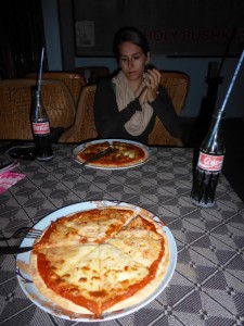 Abendessen - Pizza! :)