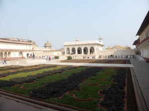 Im Agra Fort (rotes Fort)