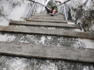 Sehr Steile Treppen im Wat Arun