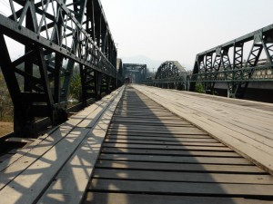 Die japanische Brücke aus dem zweiten Weltkrieg