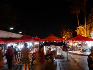 Der Night Market in Luang Prabang