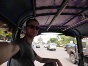 Ich im Tuktuk