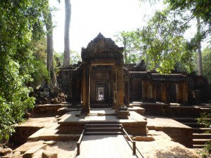 Eingang des Ta Prohm Tempels