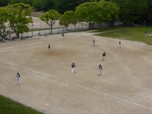 Ein Baseball Spiel