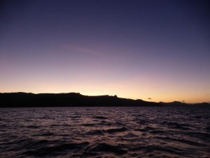 Sonnenuntergang in den Whitsundays