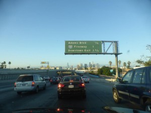 Typischer Verkehr in LA