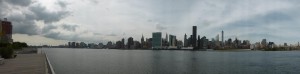Blick auf Manhattan vom East River