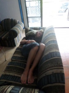 Couch auf den Cooks Islands