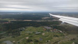 Landeanflug nach Stockholm Arlanda
