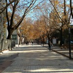 Shëtitorja Murat Toptani - Straße in Tirana