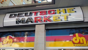 Der "Deutsche Market" in Tirana
