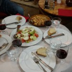 Albanisches Abendessen in Tirana