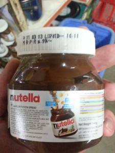 140g Nutella Glass für 1,20€
