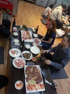 Korean BBQ in Seoul