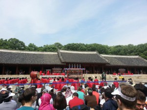 Die Feier im Jongmyo Shrine 