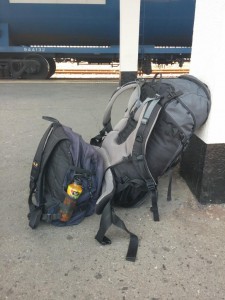 Mein Gepäck auf der Weltreise
