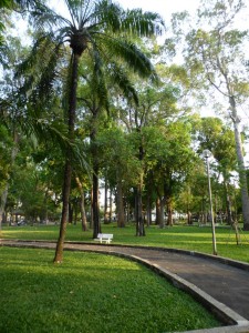 Grüne Parks in Saigon