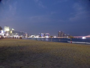 Nachts am Strand