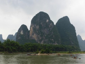 Floßfahrt auf dem Li Fluss