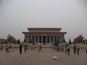 Das Mao-Mausoleum auf dem Tian'amen Platz