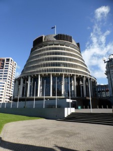 Das Parlament von Neu Seeland