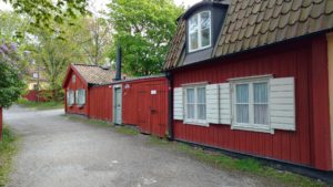 Alte Häuser in Stockholm